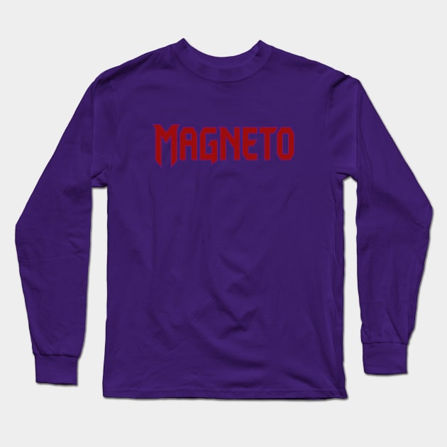 Magneto logo Long Sleeve T-Shirt by Steckadeck